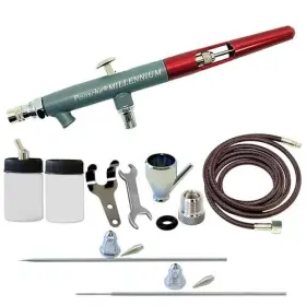 Mil-3as Paasche 026614166468 Airbrush Double Action Siphon Feed
