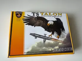 Ts-3as Paasche 026614166482 Talon Double Action Siphon Feed Airbrush With 3 Heads And Fan Aircap