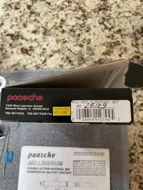 Paasche 026614166543 Millenium Double Action Siphon Feed Airbrush - Used #3