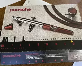 Paasche 026614166543 Millenium Double Action Siphon Feed Airbrush - Used