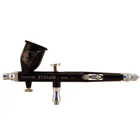 Tgx-3as Paasche 026614168547 Vision Double Action Gravity Feed Airbrush With 3 Spray Heads #2