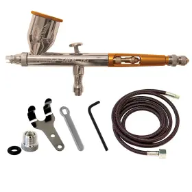 Paasche 089514956836 Double Action Gravity Feed Airbrush Kit 1 64 In - 1-1/4