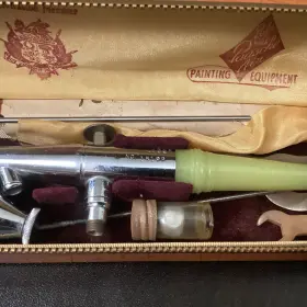 15199 Paasche Vint Brush Professional Airbrush Original Case Usa Type No Vl Art