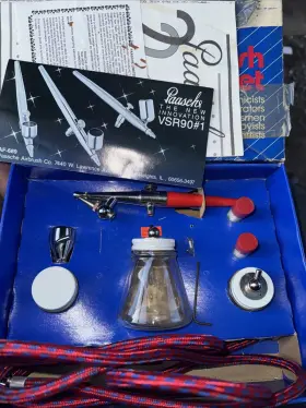 184824 Paasche Vintage Airbush H Set No Untested