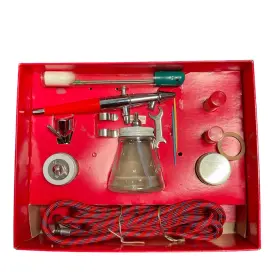 378522 Paasche Airbrush Kit Open Box Double Action For Ceramics Decorations Craftsmen #2