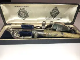 38279 Paasche Vintage Airbrush Set With Original Case N0. Type H - Preowned #2