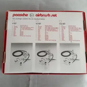 661400052 Paasche Vl Double Action Airbrush Set Vl-set #2