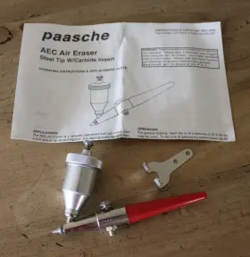 7166 Paasche Aec Air Eraser Steel Tip With Carbide Insert Airbrush Info Sheet