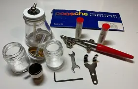 83992 Paasche Airbrush Type H With Accessories Never Used - Free Shipping