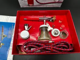 87360 Paasche Airbrush Set Double Action Internal Mix Made In The U.s.a #2