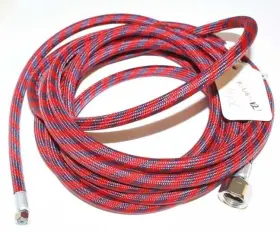 Paasche A-1/8-12 Lot Of 2 - A-1/8 Inch 12 Foot Braided Air Brush Hose -12 W Couplings