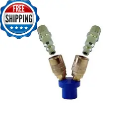 B01dyr4rao Paasche Airbrush Qm-2 Two Outlet Manifold Blue
