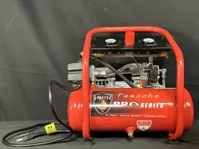 Dc850r Paasche 3/4 Hp Compressor With Tank Red Used