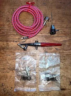 H0123 Paasche Airbrush Model H Brand New Open Box With Accessories Ships Free