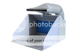 Hb-16-2f Paasche 16 Inch Hobby Spray Booth With Two Fans And Exhaust Duct
