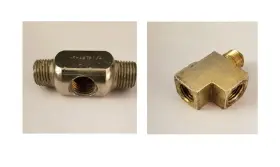 Hf-467 Paasche Hf-342 1/4 Inch 3-way Tee 2 Fem 1 Male And M