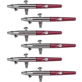 Mil-6p Paasche Mil Six Pack With Medium Heads .74mm