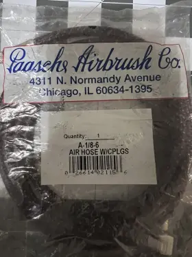 Mpn-g16 Paasche 5 Airbrush Co. Air Hose A-1/8-6