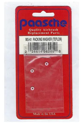 Mu-61 Paasche Packing Washer Teflon 3pcs Airbrush