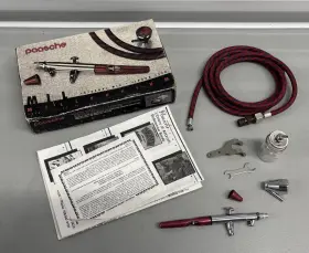 Vls-163 Paasche P-163 Double Action Syphon Feed Airbrush