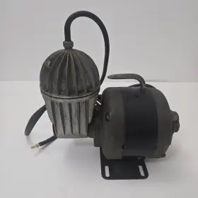 F975 Paasche P975 Vintage Single Diaphragm Air Compressor With Ge Motor 1/6 Hp Usa