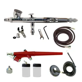 Rg-1-ez Paasche Rg-1as Double Action Gravity Feed Airbrush Ez-starter Bundle