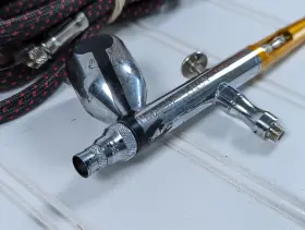 Tg0221 Paasche Talon Gold Airbrush With Hose Free Shipping #3