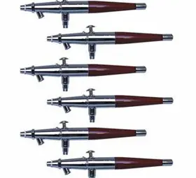 Vl-6p Paasche Double Action Model Vl Six Pack With Medium Head .74mm