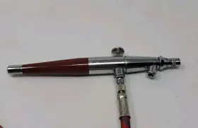 Vl0915 Paasche Model Red Airbrush Head And Hose #2