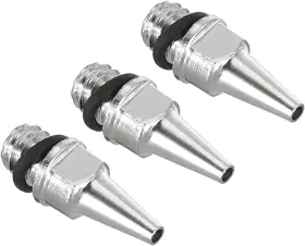 Pta230623tt000450 Patikil 3pcs 0.5mm Air Brush Nozzle Only Brass Replacement Parts