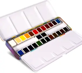 B3000271-au Paul Rubens Watercolor Paint Set 24 Colors 1 Count Pack Of 26