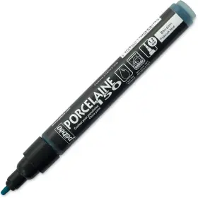 020005 Pebeo Porcelaine 150 Assorted China Paint Bullet Tip Peacock Blue
