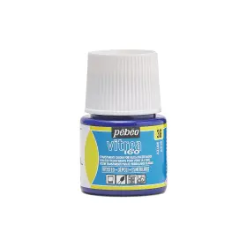 Pebeo 112036 Vitrea 160 Frosted Glass Paint 45 Ml 1.5 Ounce Pack Of 1 Azure