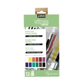 757461 Pebeo Vitrea 160 Exploration Set Gloss 12 X 8.04 Fl Oz Pack Of 1 Assorted
