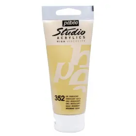 832-352 Pebeo - Acrylic Fine Studio Acrylics 3.4 Fl Oz Pack Of 1 Iridescent Gold