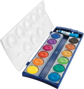 720854 Pelikan Opaque Watercolor Paint Set 12 1 Count Pack Of Multicolor
