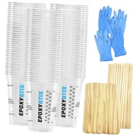 Perfect Stix 810011479104 Pack Of 100 Disposable Measuring Cups For Mixing With Sticks