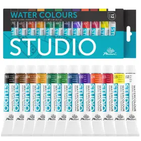 Pw1212 Phoenix Watercolor Paint Tubes Set - 0.41 Fl Oz Pack Of 12 X 0.4