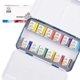 Pw12mt Phoenix Artist Watercolor Paint Set - 1 Count Pack Of 12 Classic Colors