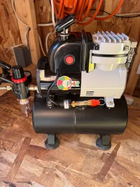 Af189 Phr Vevor Airbrush Kit Dual Fan Air Tank Compressor System With 3.5l