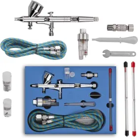 Pinkiou 313028219225 Airbrush Kit With Different Nozzle And Needles Muti-purpose Dual Action