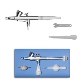 Pinkiou 756040824143 Mini Airbrush Makeup Spary Gun 0.4mm Needle Air Brush For Nail Temporary Tatt