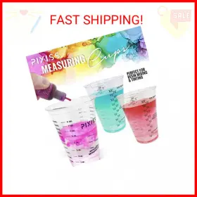 Pixiss 313106380304 Disposable Epoxy Resin Mixing Cups With Measurements 50-pack Cup #2