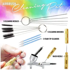 Pixiss 810008426166 Airbrush Cleaner Kit With Brush Solution - Ultimate Cleaning #2