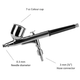 Pme 060281186614 Airbrush Compressor Kit For Cake Craft And Decorating White #2