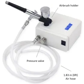 Pme 060281186614 Airbrush Compressor Kit For Cake Craft And Decorating White #3