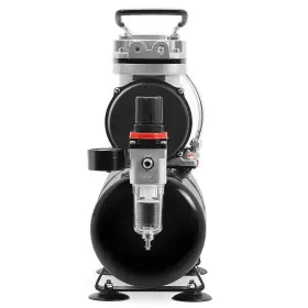 Point Zero Airbrush 609728824372 Pointzero 1/5 Hp Compressor With Air Tank Regulator Gauge And Wate #3