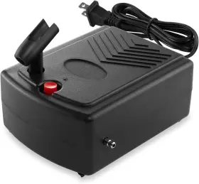 4336951616 Pointzero Mini Airbrush Compressor With Holder And 6 Ft. Hose - Quiet Portable A