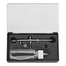 Pointzero 609728831691 Single-action 4oz Siphon-feed Airbrush Set - .3mm Nozzle #3