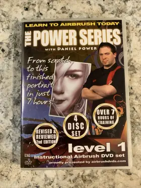 Power Studios 780980576405 The Series With Daniel Instructional Airbrush Level 1 Very Good